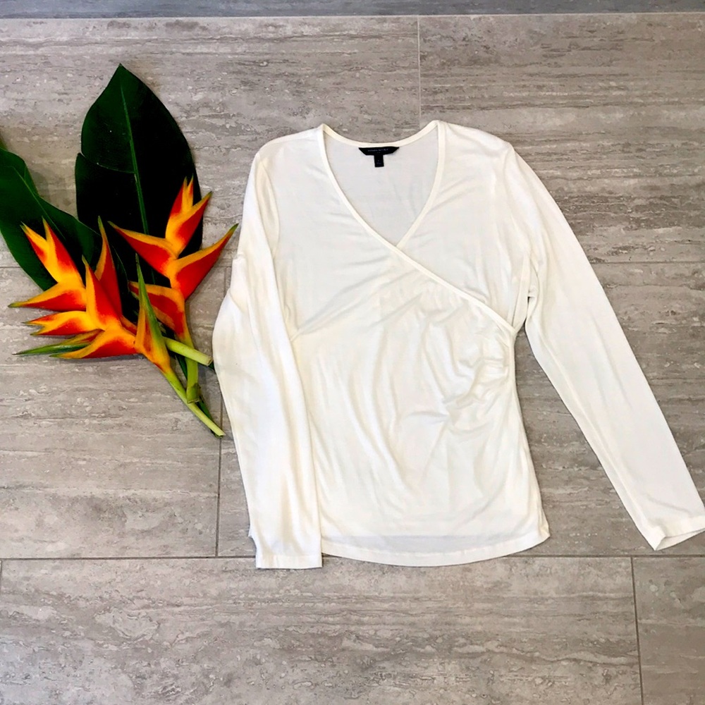 Banana Republic Wrap Top EUC